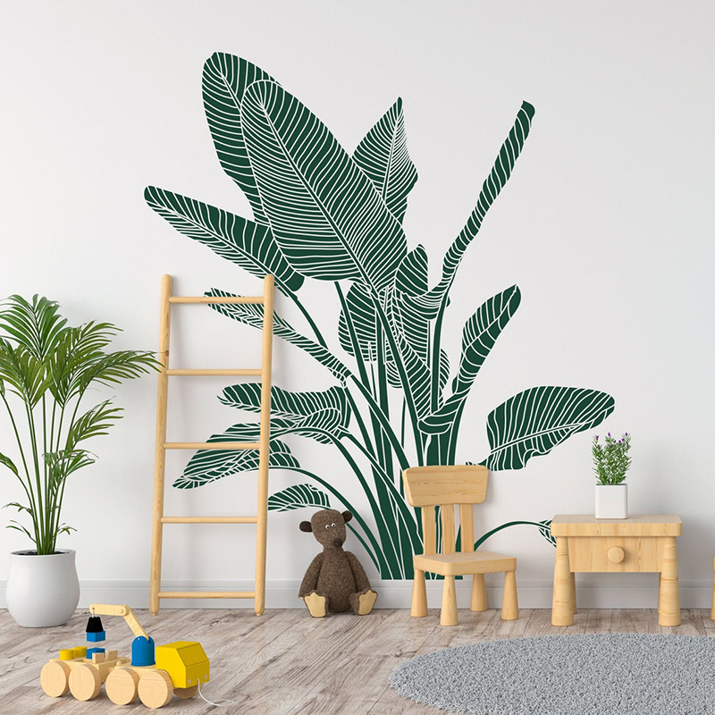 Monstera Thai Constellation - Vogel Von Paradise Tropische Pflanze Wand