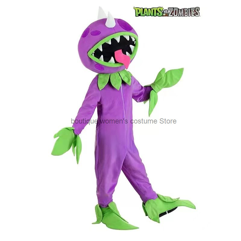 Plant Parent Costume - Halloween Bühnenkostüm für Erwachsene Eltern-Kind Zombie-Serie