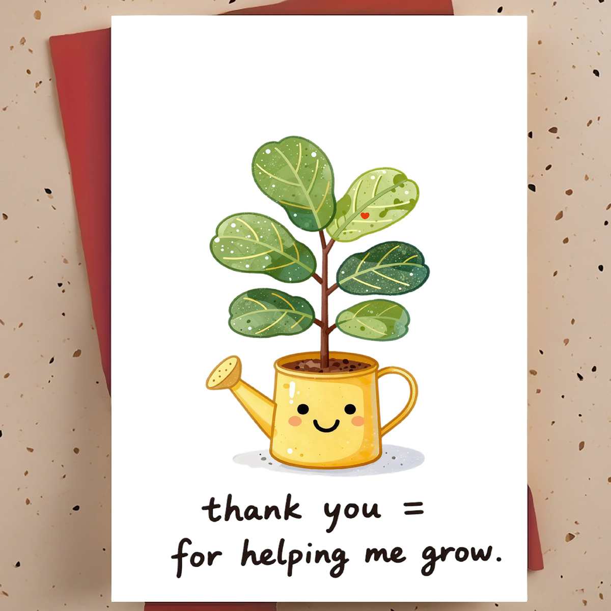 1 süße und warme Dankeskarte f – Plant Parent Free Bewertung und Preis
