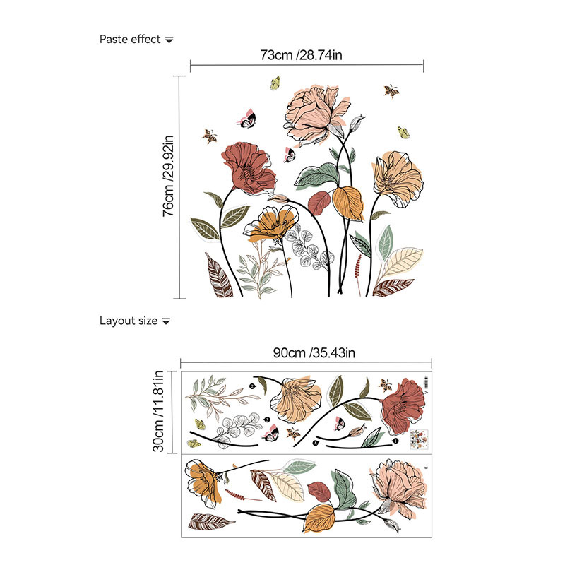 1 Set Böhmische Blumen-Wandauf – Monstera Thai Constellation Bewertung und Preis